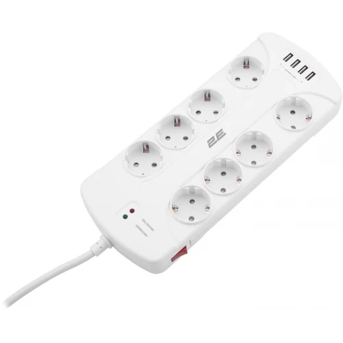 Сетевой фильтр 2E SP815M3USBWH