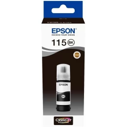 Mürəkkəb Epson 115 EcoTank Pigment Black (C13T07C14A)