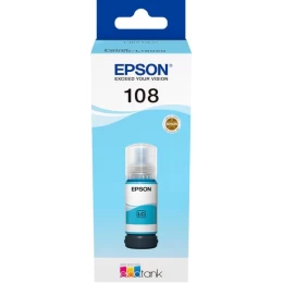 Чернила Epson 108 EcoTank Light Cyan (C13T09C54A)
