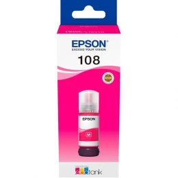 Чернила Epson 108 EcoTank Magenta (C13T09C34A)