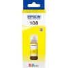 Чернила Epson 108 EcoTank Yellow (C13T09C44A)