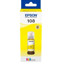 Чернила Epson 108 EcoTank Yellow (C13T09C44A)