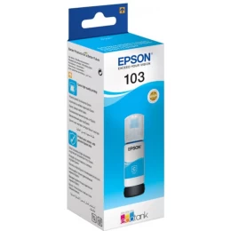 Чернила Epson 103 EcoTank Cyan (C13T00S24A)