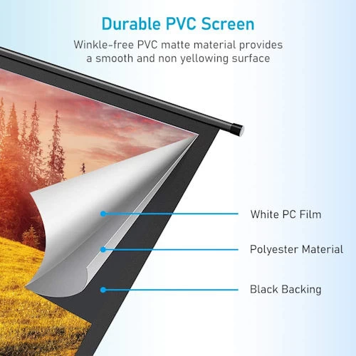 Proyektor üçün elektrik ekranı Evergreen 305X305