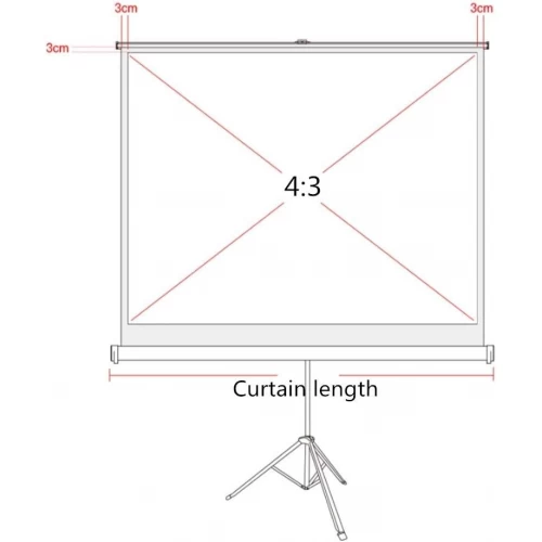 Tripod Ekranı Cyber (79"x79")200x200cm (T200)